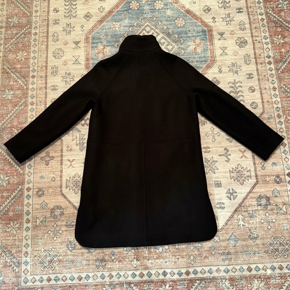NWT Madewell Estate Cocoon Coat in Insuluxe Fabric in Black - Picture 6 of 13